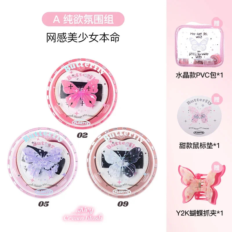 FLORTTE Butterfly Blush Set 6 Pezzi