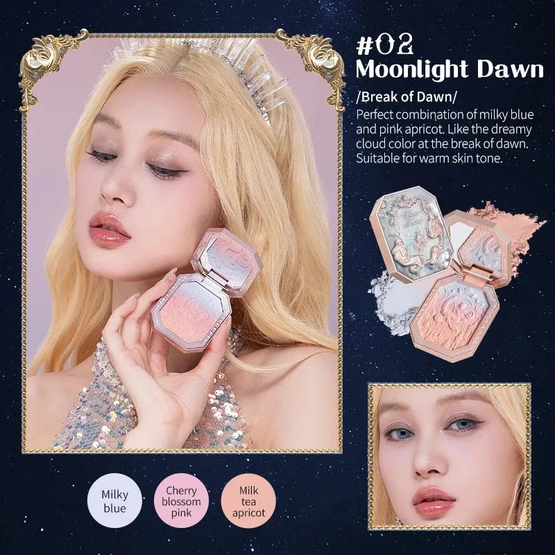 Flower Knows Moonlight Mermaid Gradient Blush 5g