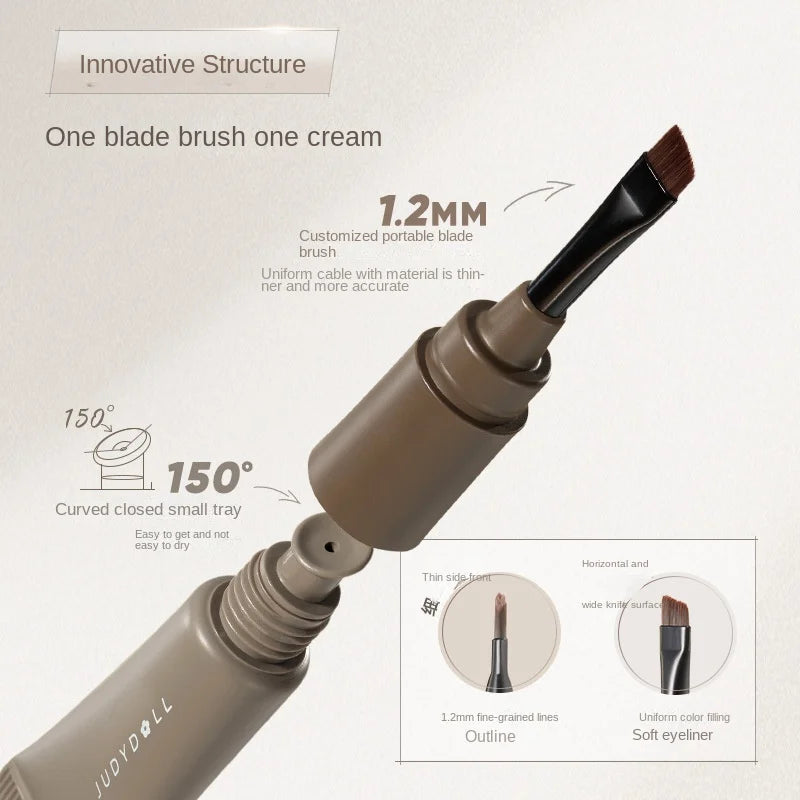 Judydoll Waterproof Eyebrow Pencil – Matita Sopracciglia Cremosa e Resistente 10g