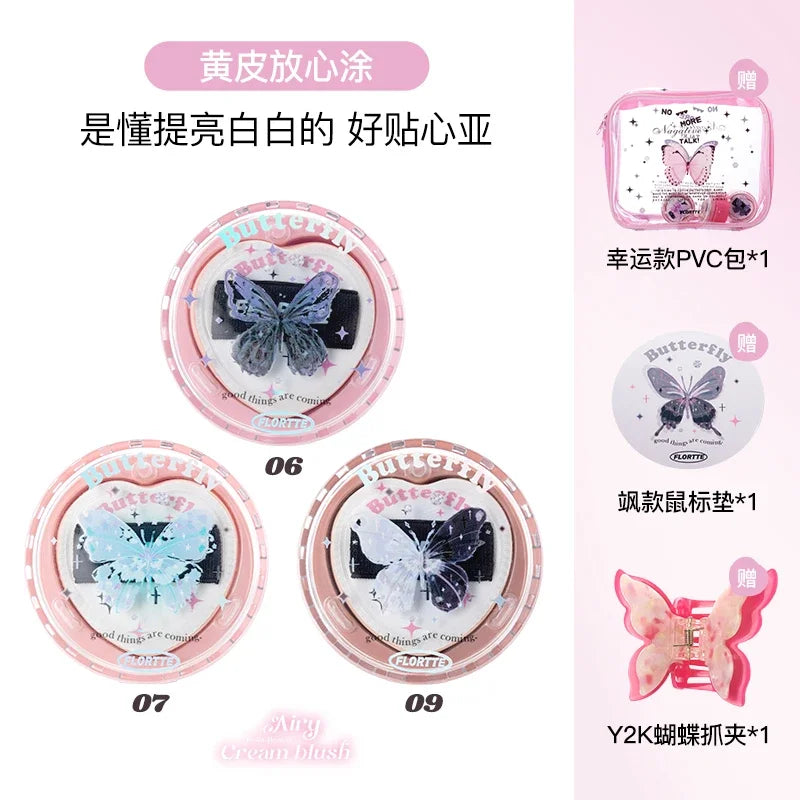 FLORTTE Butterfly Blush Set 6 Pezzi