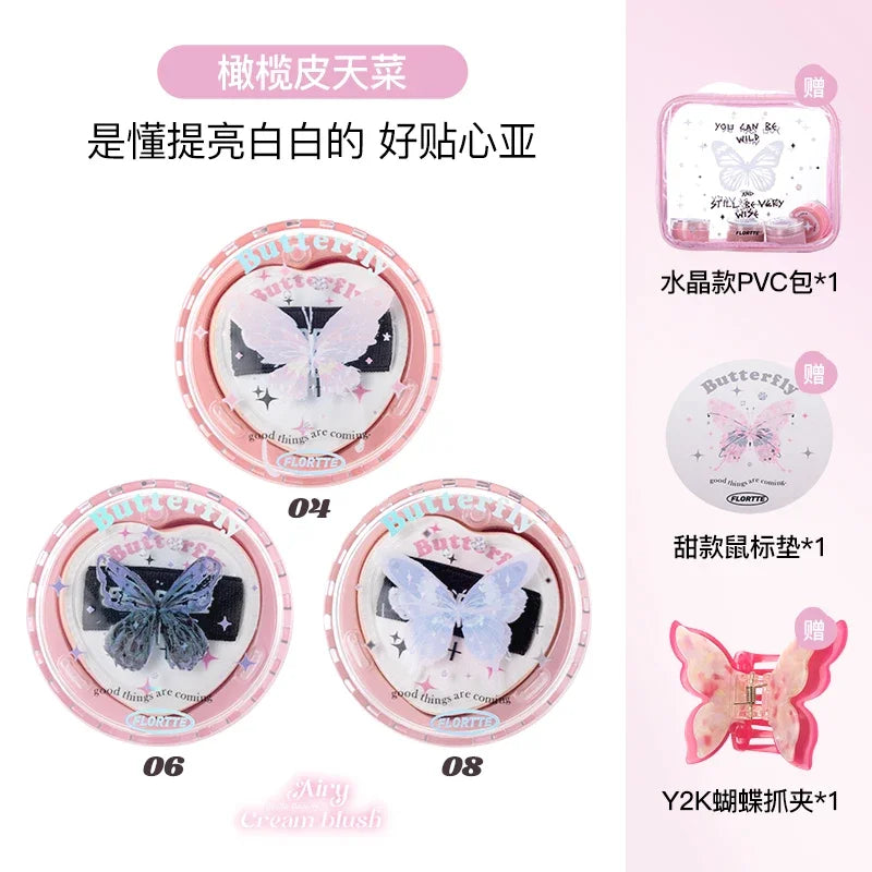 FLORTTE Butterfly Blush Set 6 Pezzi