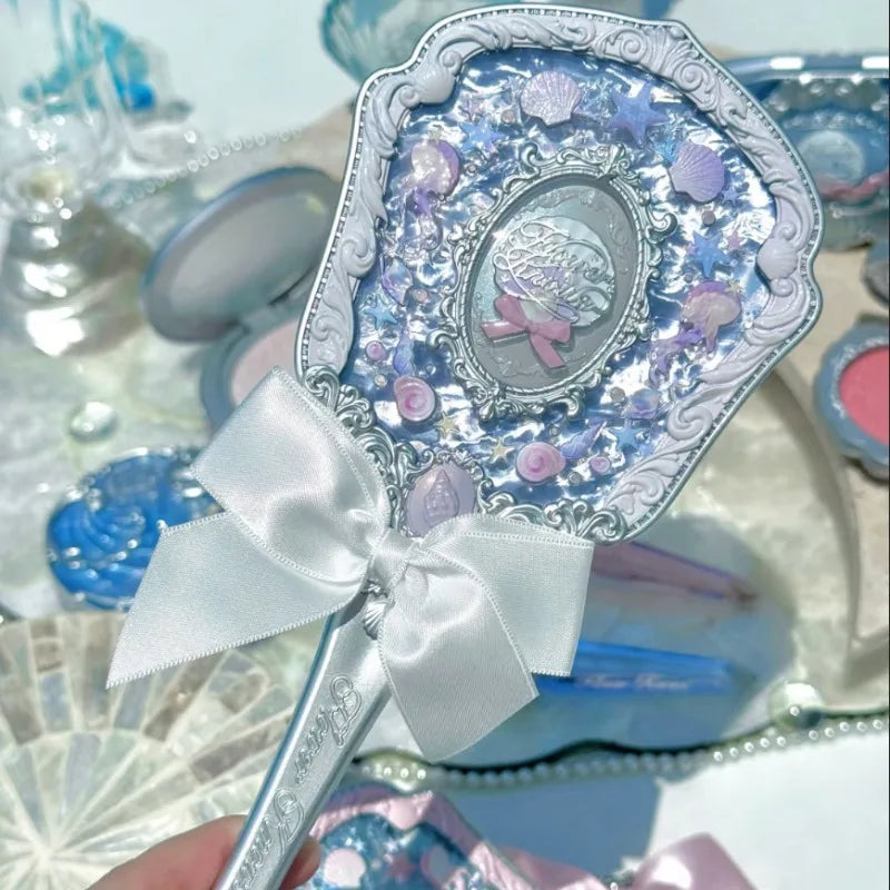 Flower Knows Shell Pearl Collection Handheld Makeup Mirror