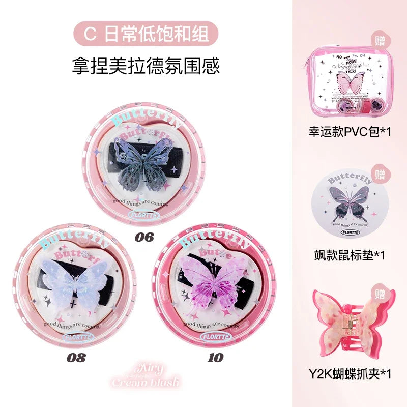 FLORTTE Butterfly Blush Set 6 Pezzi