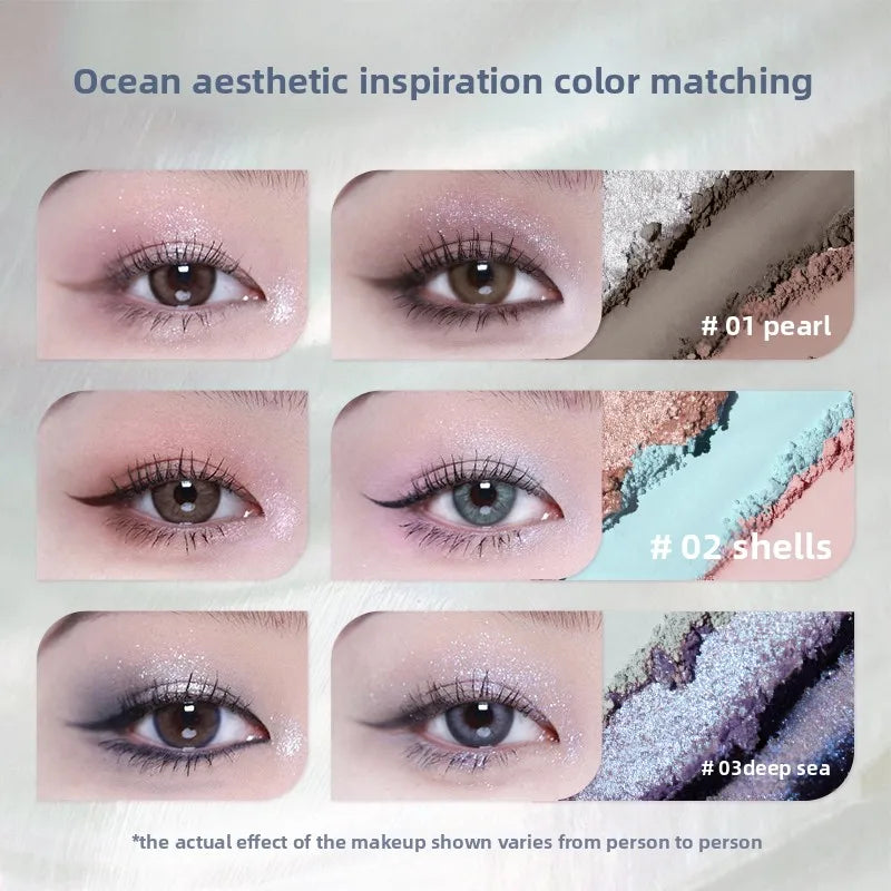 Flower Knows Shell Pearl Six Color Eyeshadow 6.5g