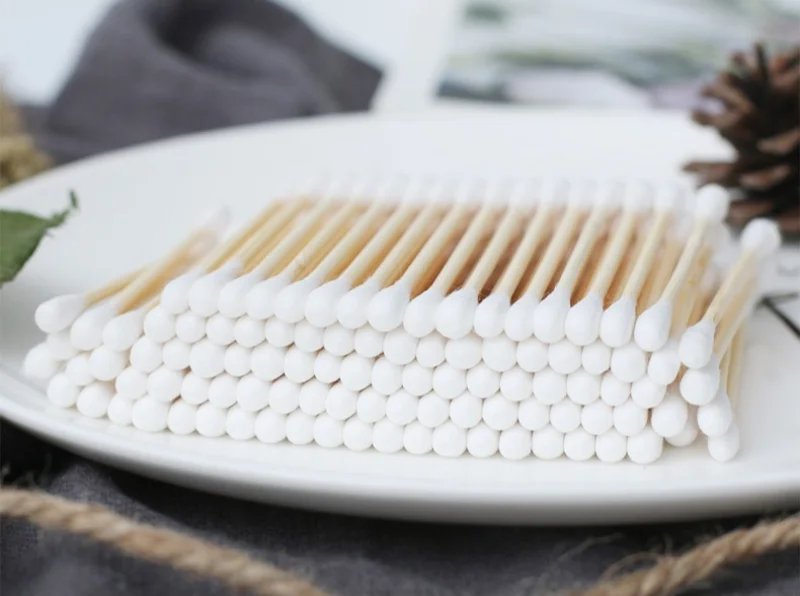 Cotton Fioc in Bambù Doppia Punta – 200 Pezzi