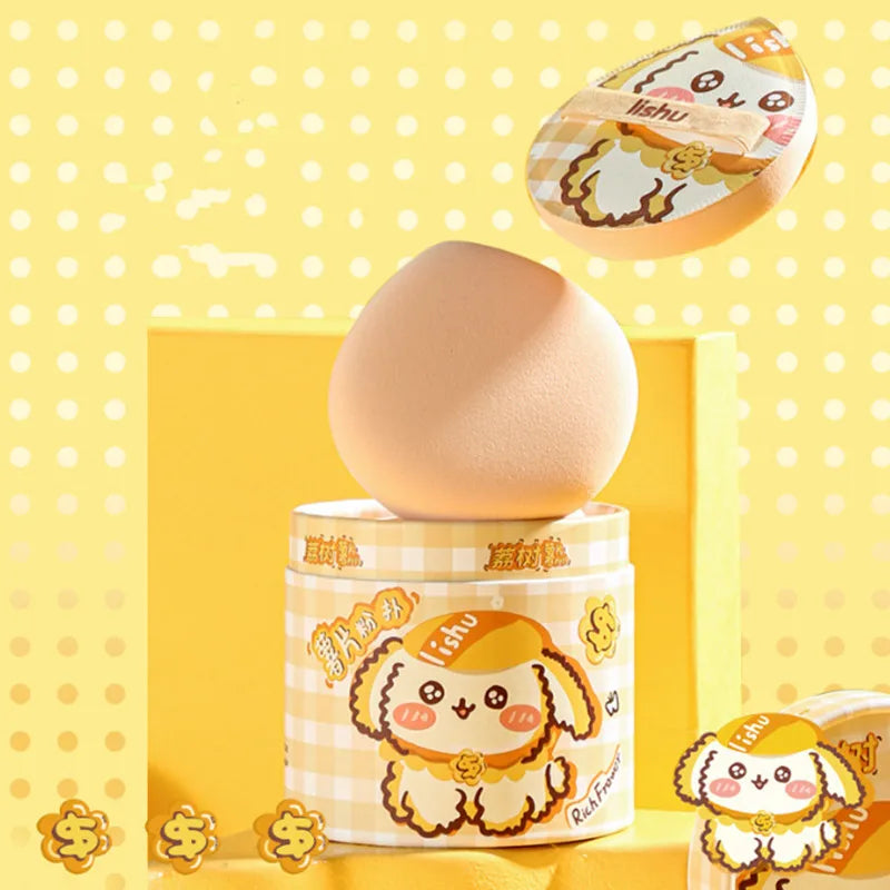 Lishu Set 2 Puff Marshmallow Puppy Air Cushion