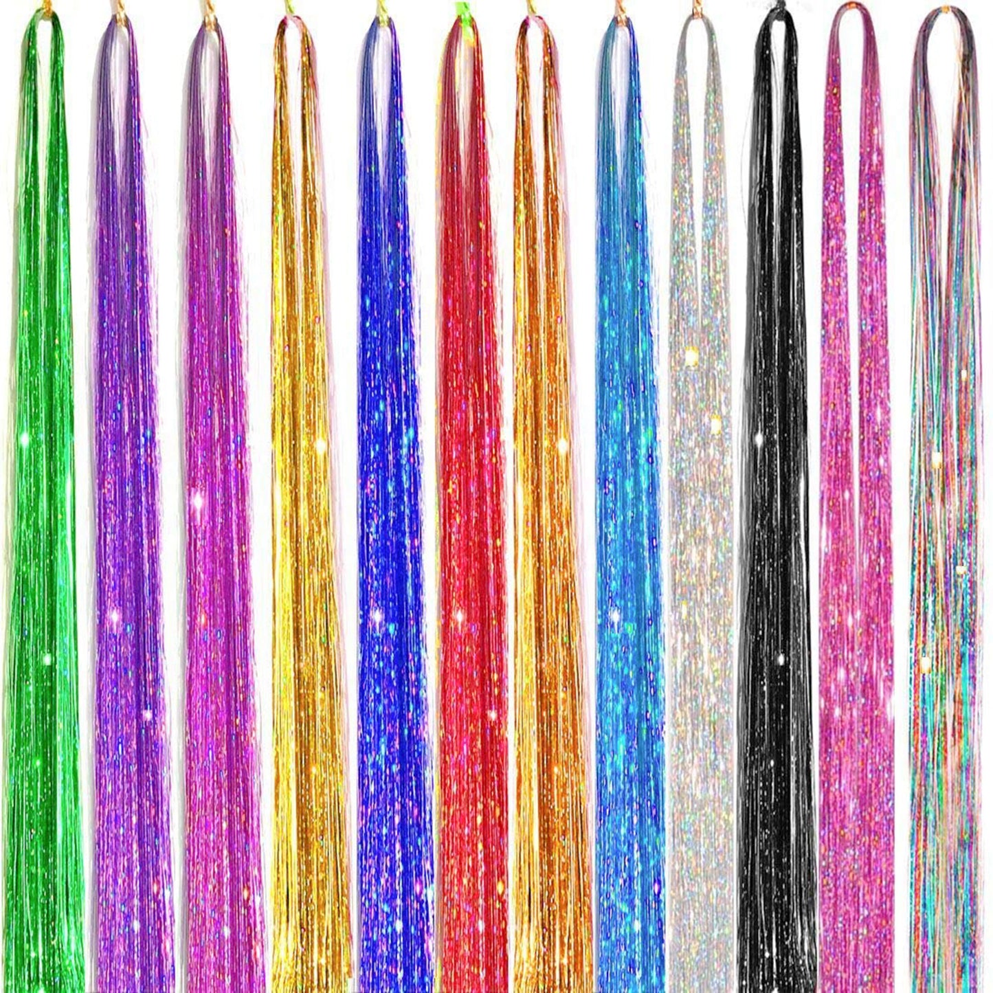 Tinsel per Capelli – Ciocche Brillanti