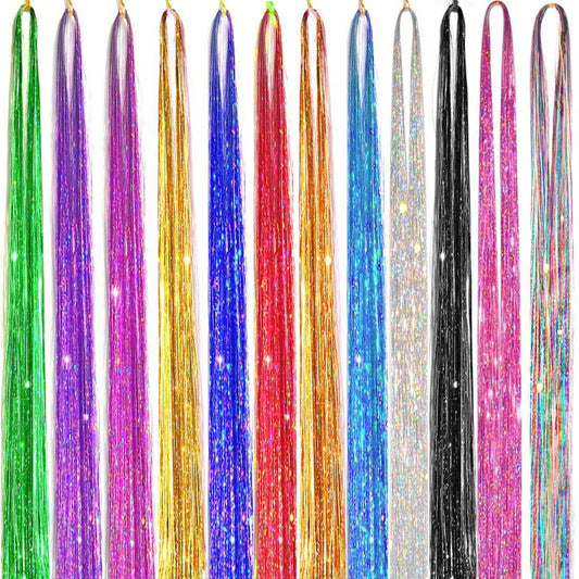 Tinsel per Capelli – Ciocche Brillanti