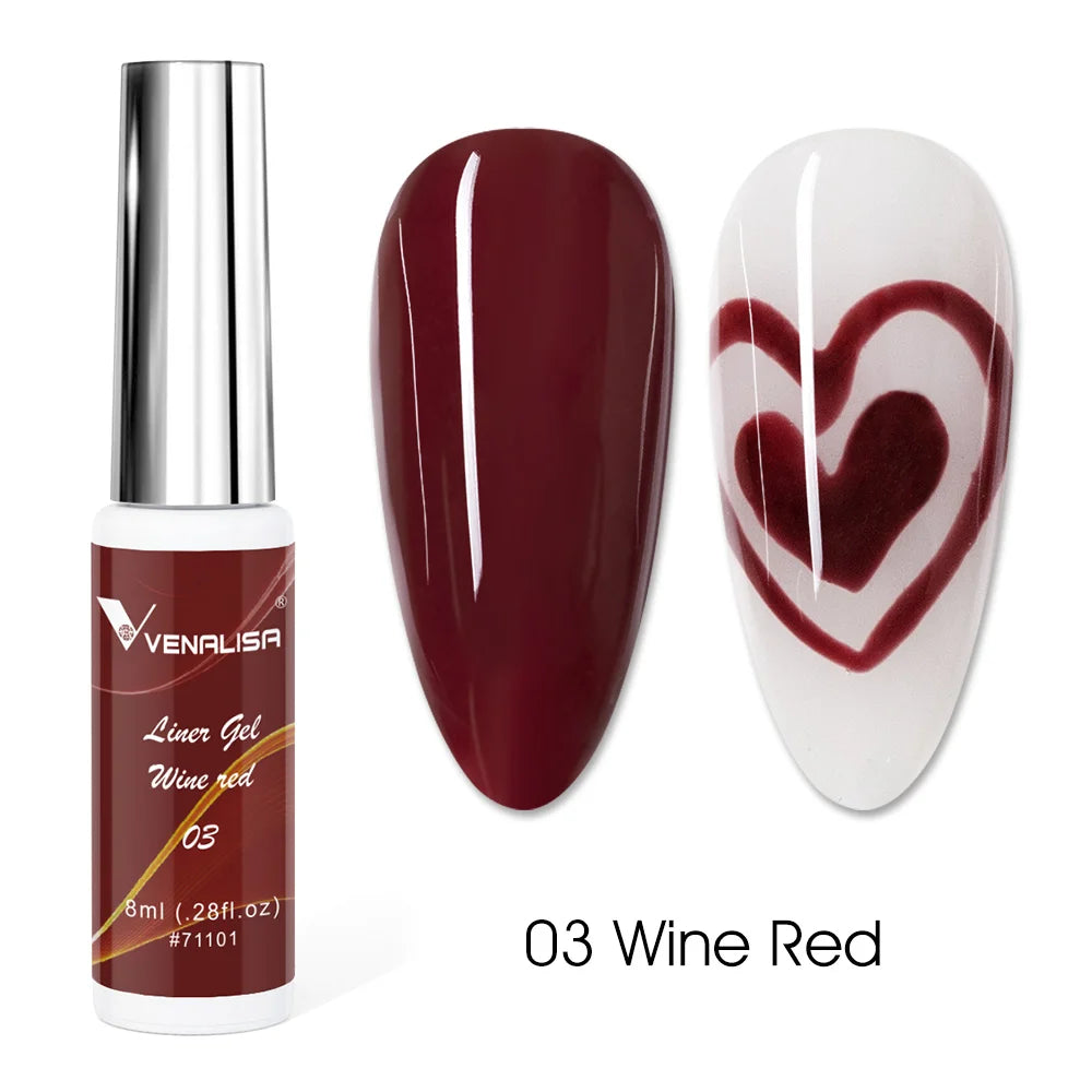Venalisa Liner Gel 8ml – Colori Singoli