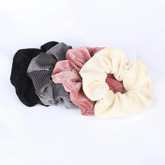 Set 4 Scrunchies in Velluto
