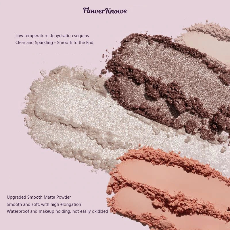 Flower Knows Midsummer Fairytales Embossed Five-Color Makeup Palette 5g