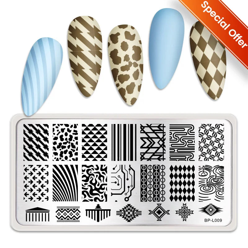 Born Pretty Stamping Plate (+ Varianti)