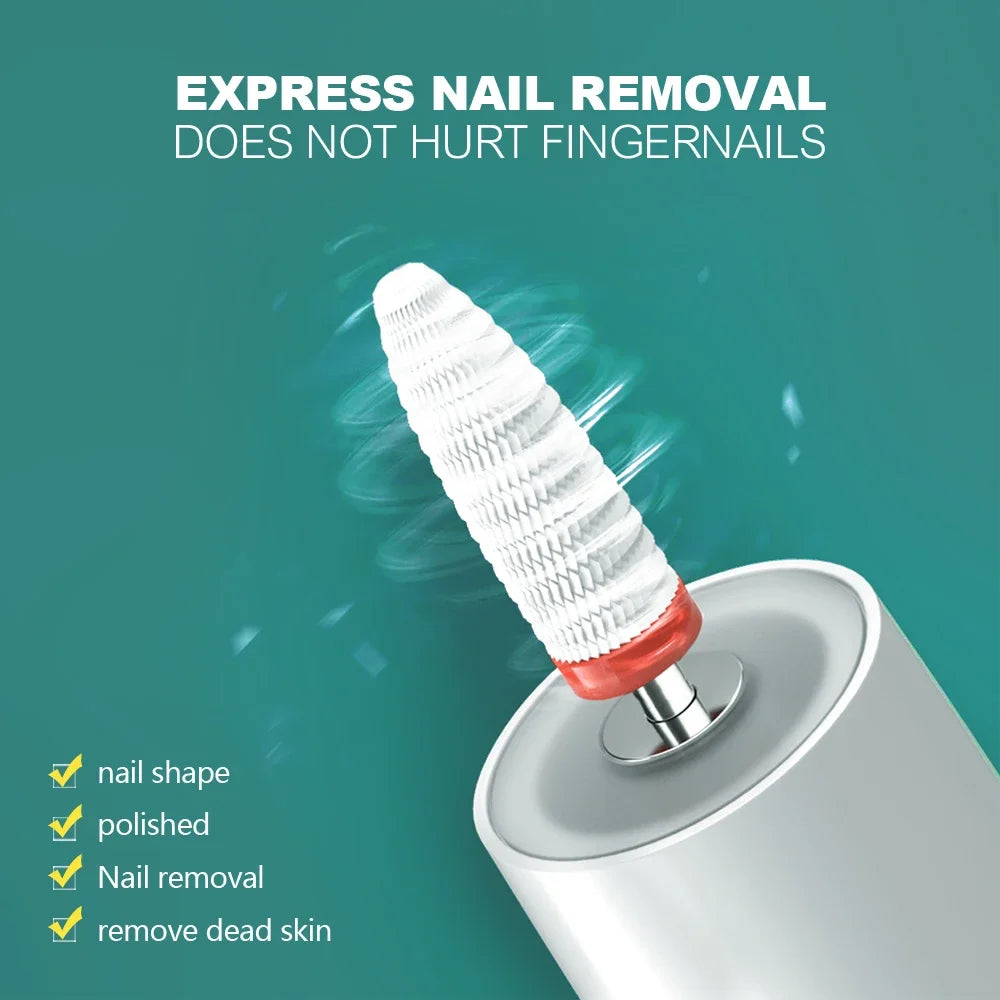 Nailpop Mini Fresa Elettrica Unghie – Portatile & Ricaricabile