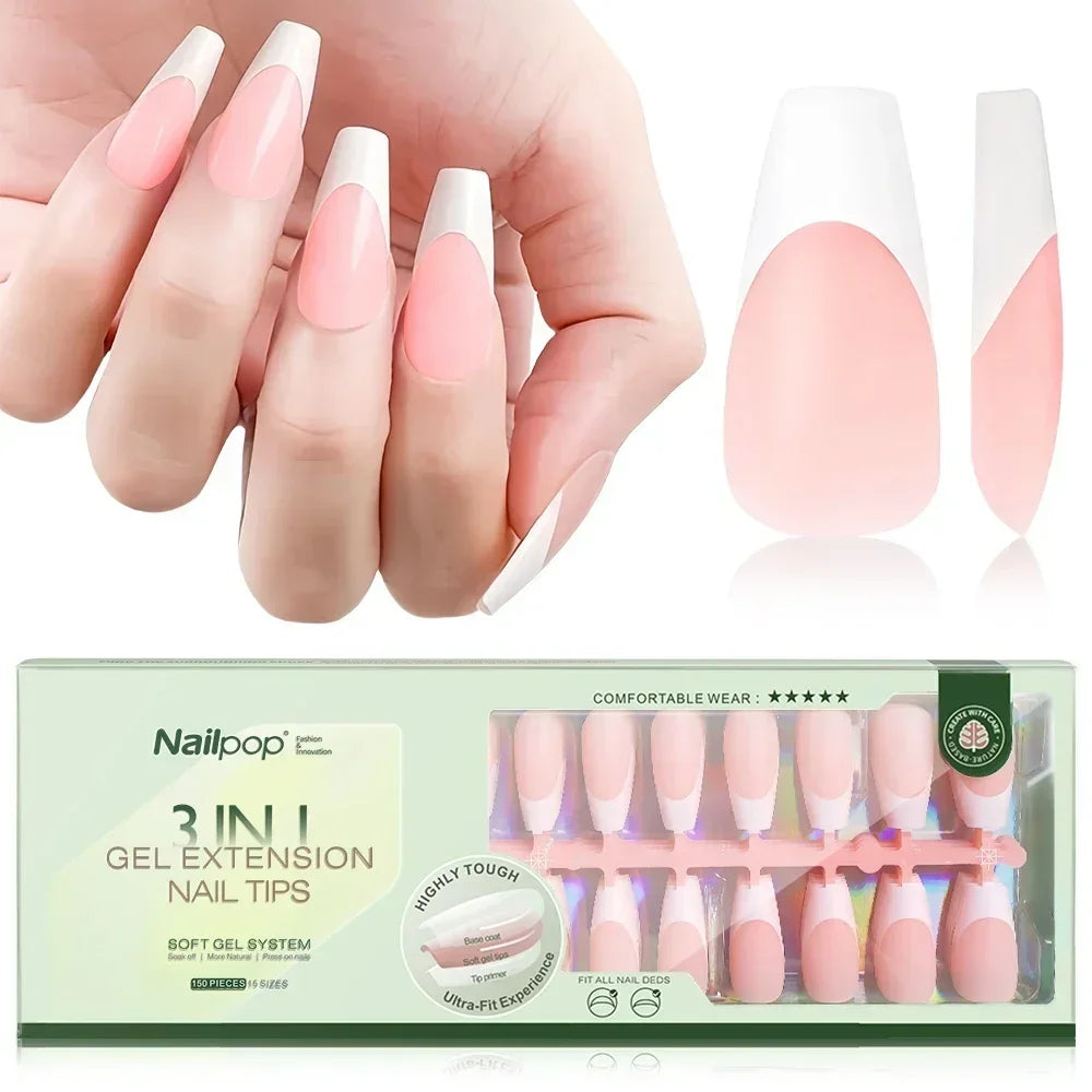 Nailpop 3 in 1 Gel Extension Nail Tips