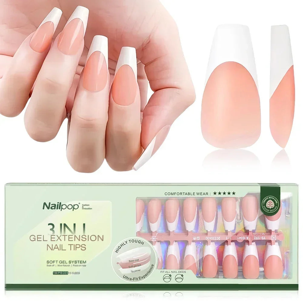 Nailpop 3 in 1 Gel Extension Nail Tips
