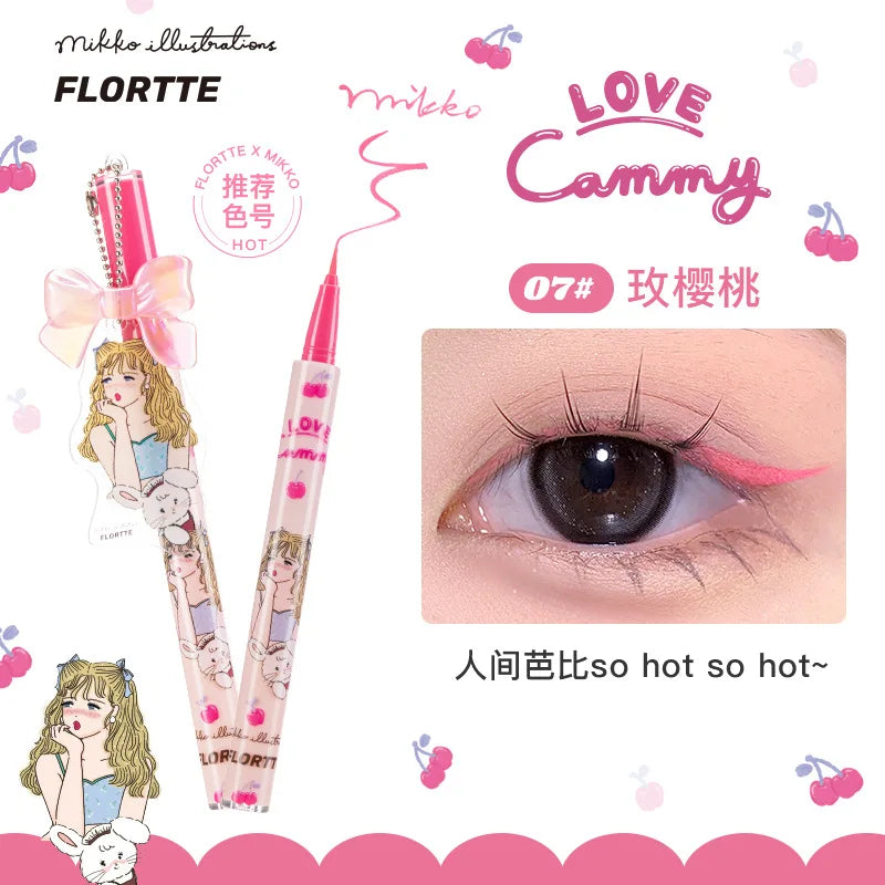FLORTTE Colourful Waterproof Eyeliner Pen 0.5ml