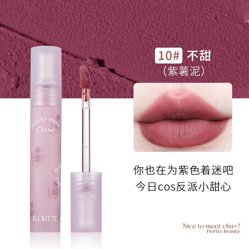 FLORTTE Nice To Meet Chu! Matte Lipstick 2.8g