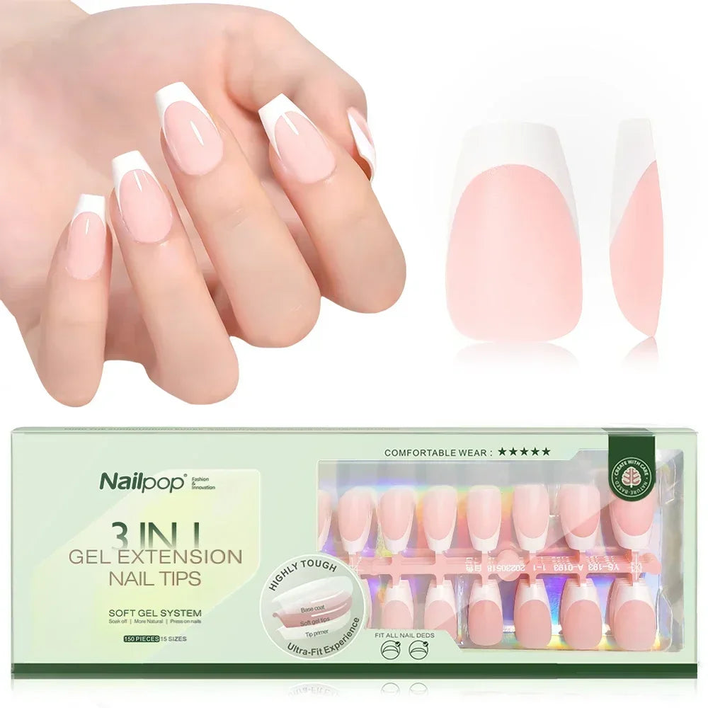 Nailpop 3 in 1 Gel Extension Nail Tips