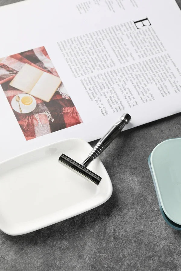 Romulus Rasoio di Sicurezza in Acciaio Inox 316 – Manico da 91mm