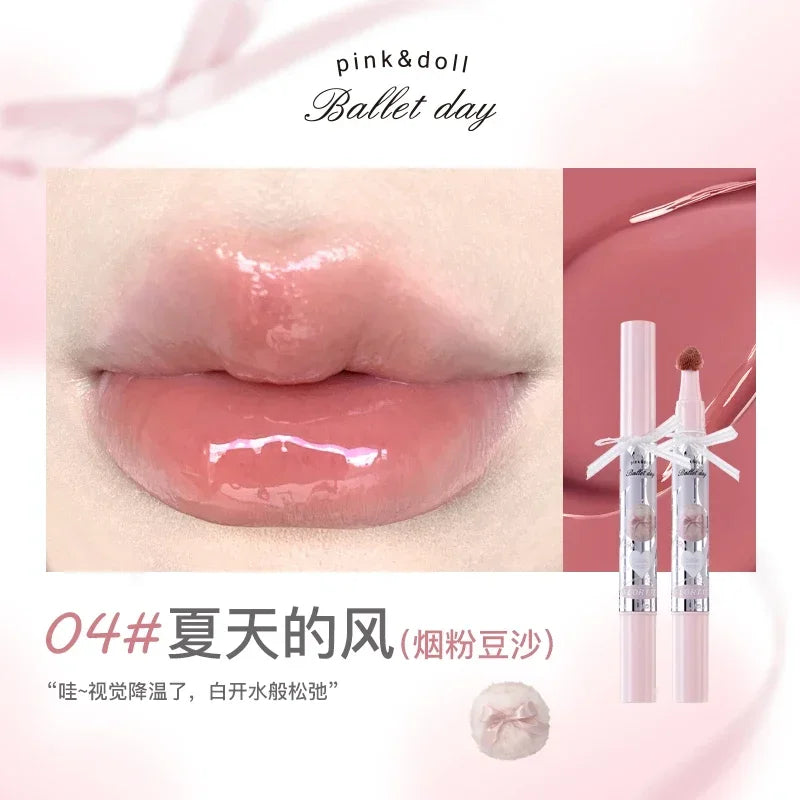 FLORTTE Small Bowknot Series Film-Forming Lip Gloss 1.85g