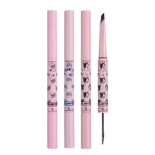 FLORTTE Eyebrow Pencil Brow Mascara 2.8g