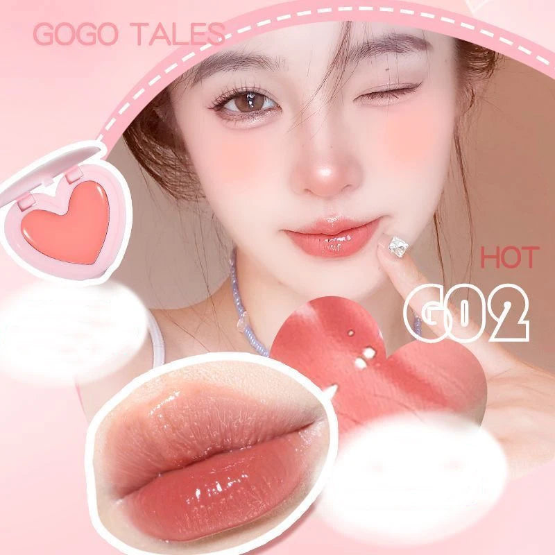 Gogotales Love at First Sight Lip Gloss Blush Cream Set