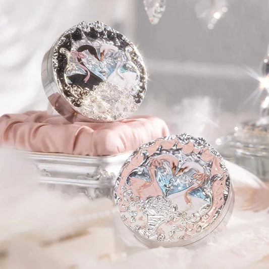 Flower Knows Swan Ballet Velvet Embossed Blush 5g