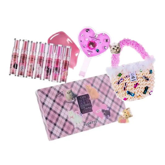 FLORTTE I Am Super Beauty Lip Kit – 10 Pezzi