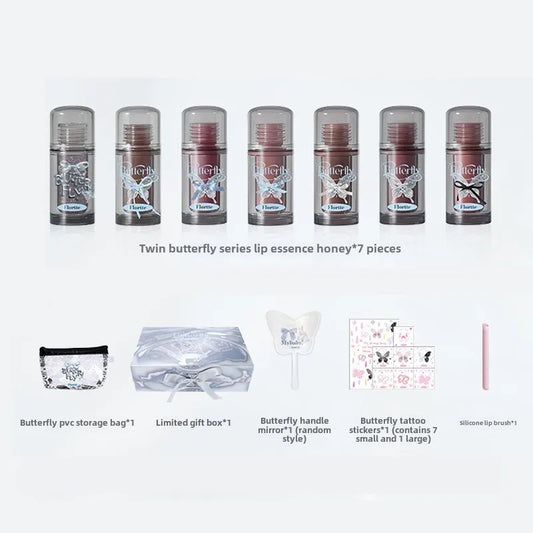 FLORTTE Butterfly Series – Lip Essence Lip Gloss Set