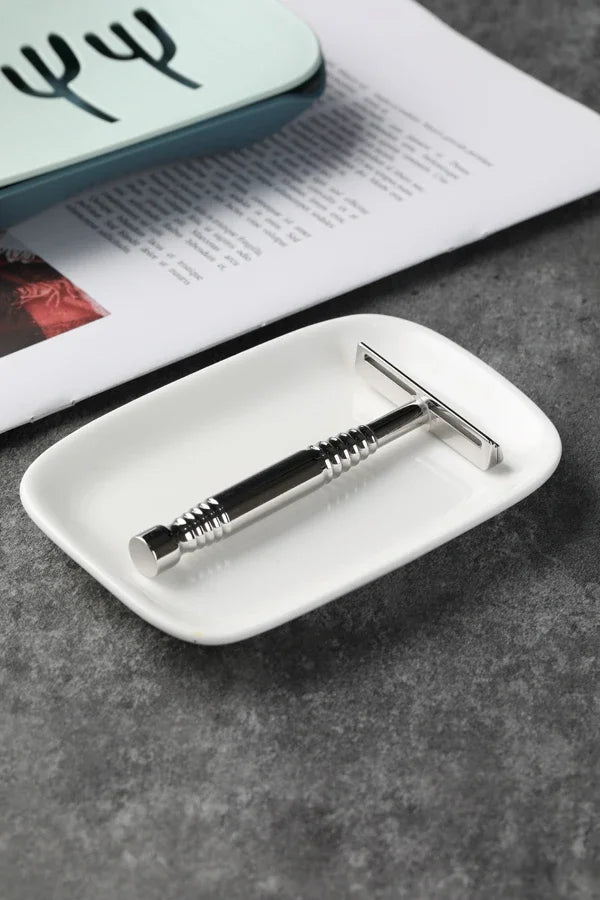 Romulus Rasoio di Sicurezza in Acciaio Inox 316 – Manico da 91mm