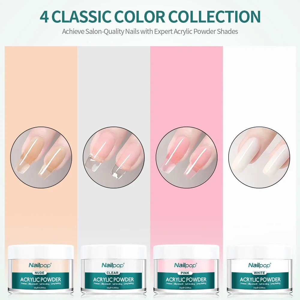 Nailpop Acrylic Nail Powder – Polvere Acrilica Professionale 10g