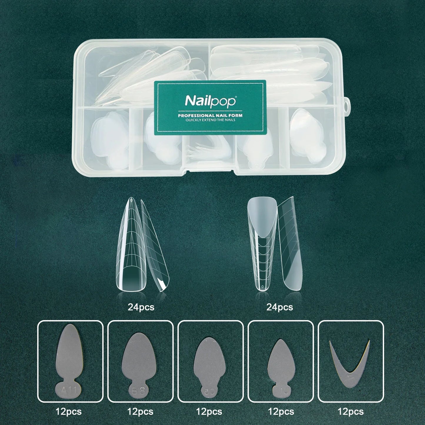 Nailpop Dual Form + Formine in silicone