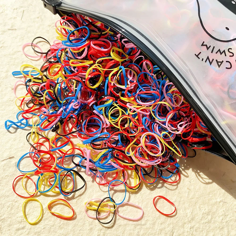 Mini Elastici Colorati per Capelli