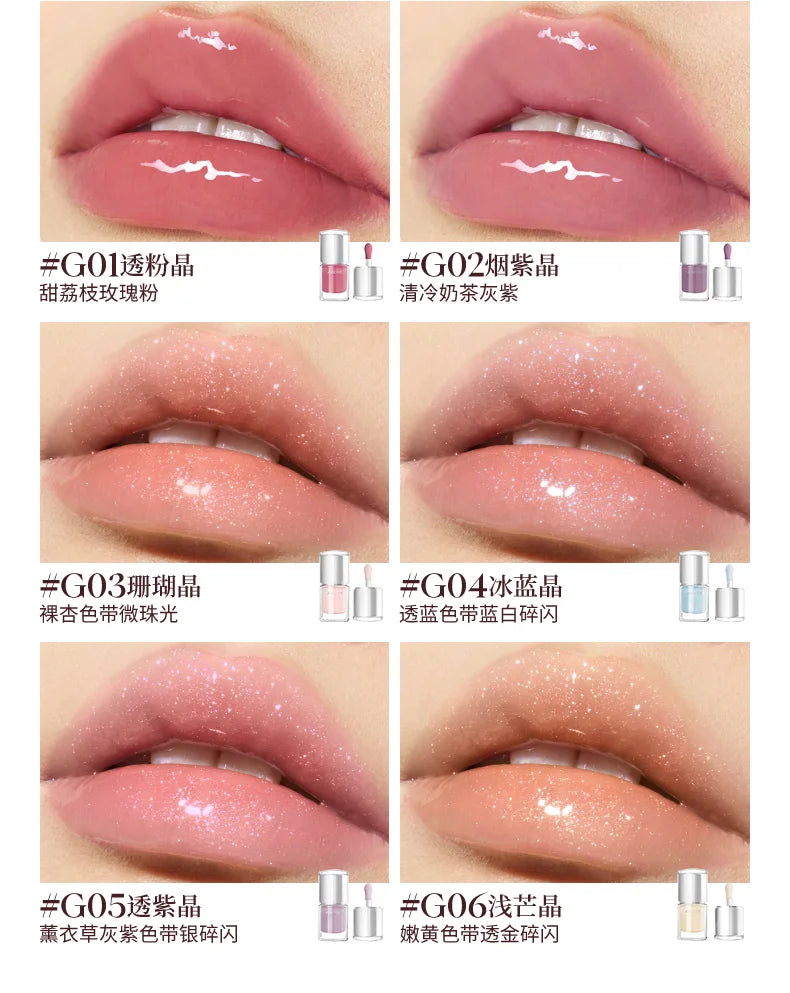 Joocyee Crystal Luminous Lip Gloss & Highlighter