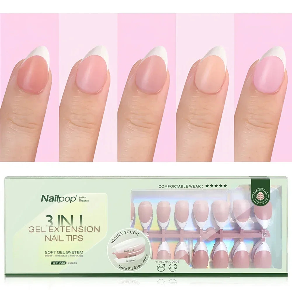 Nailpop 3 in 1 Gel Extension Nail Tips