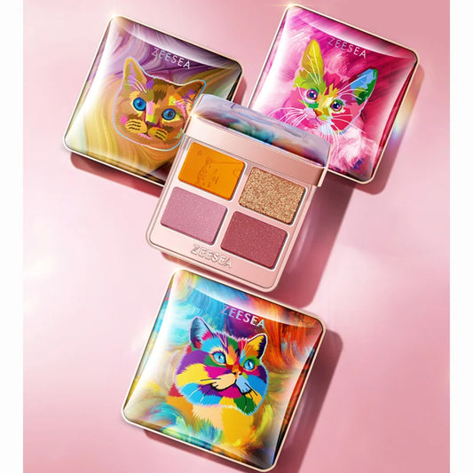 ZEESEA Cat Four Colour Eyeshadow Palette 10g