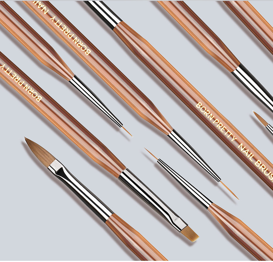 Born Pretty Nail Art Brush – Pennello per Decorazioni Unghie (1 Pezzo)