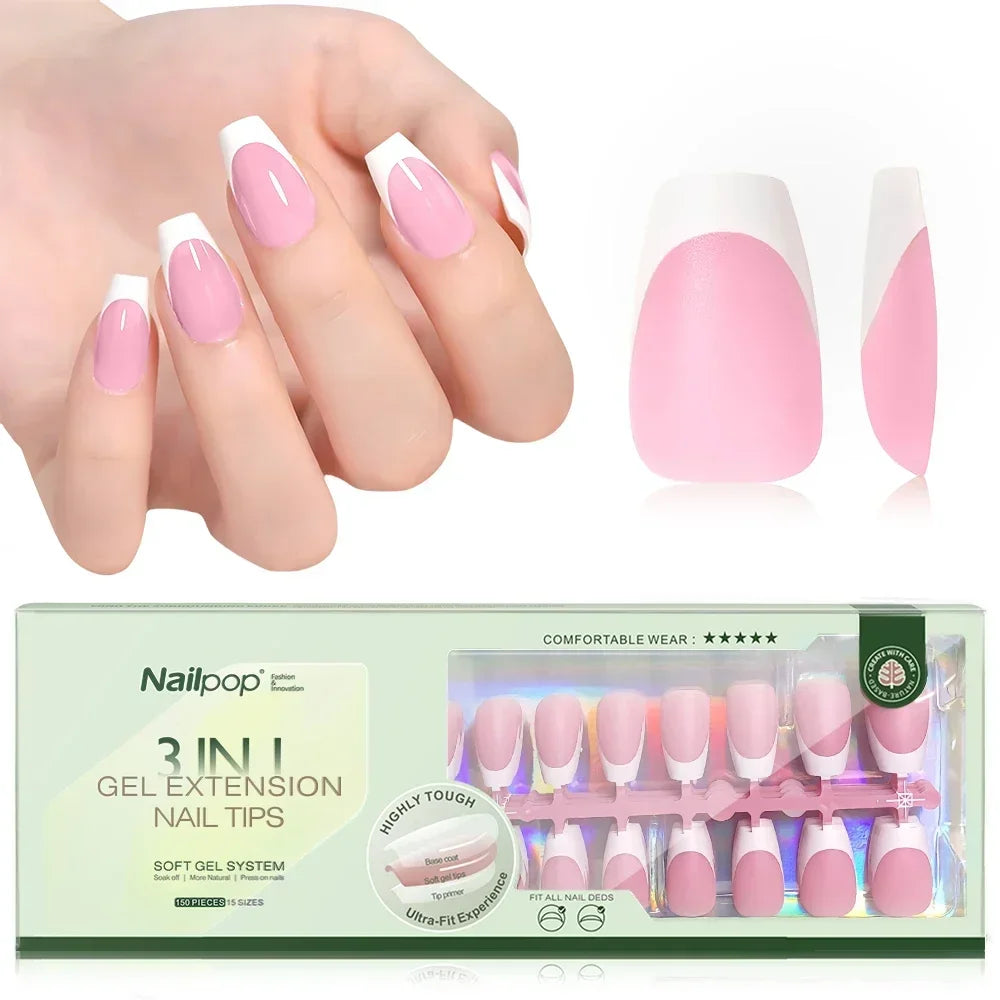 Nailpop 3 in 1 Gel Extension Nail Tips