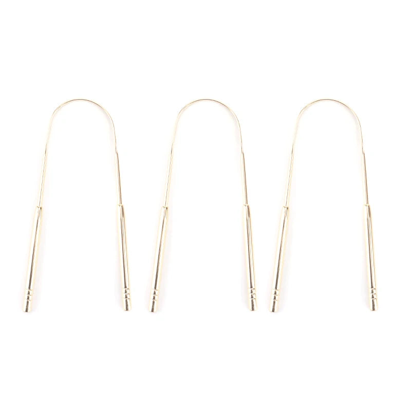 Set 3 Raschietti per Lingua in Acciaio Inox