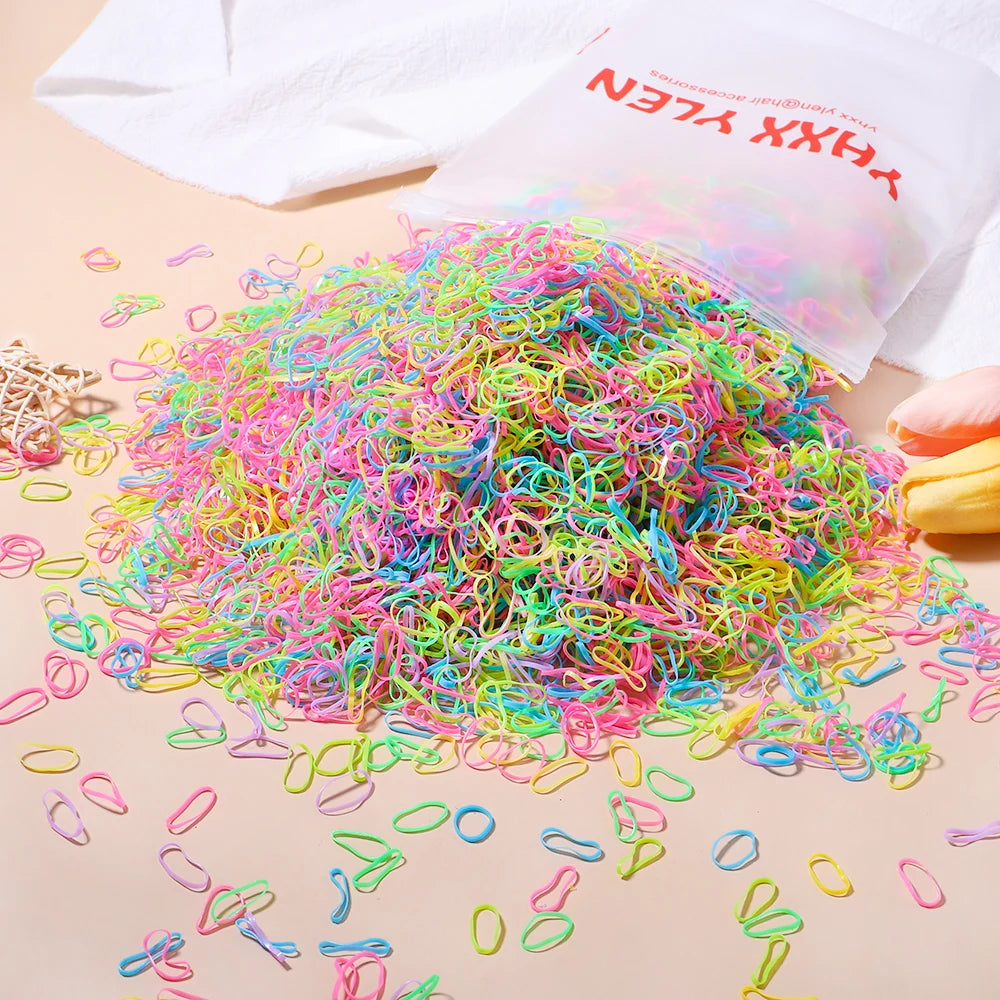 Mini Elastici Colorati per Capelli