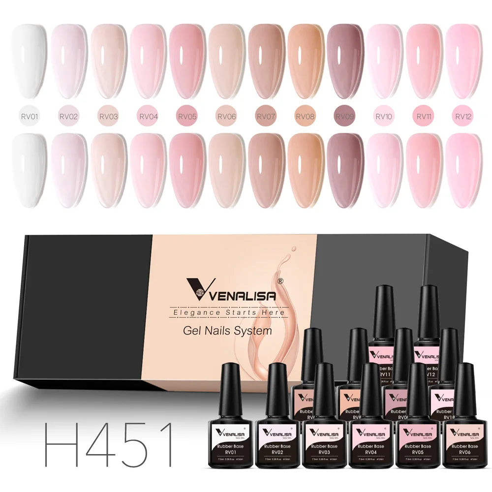 Venalisa Color Gel Semipermanente Kit – 6/12 Colori