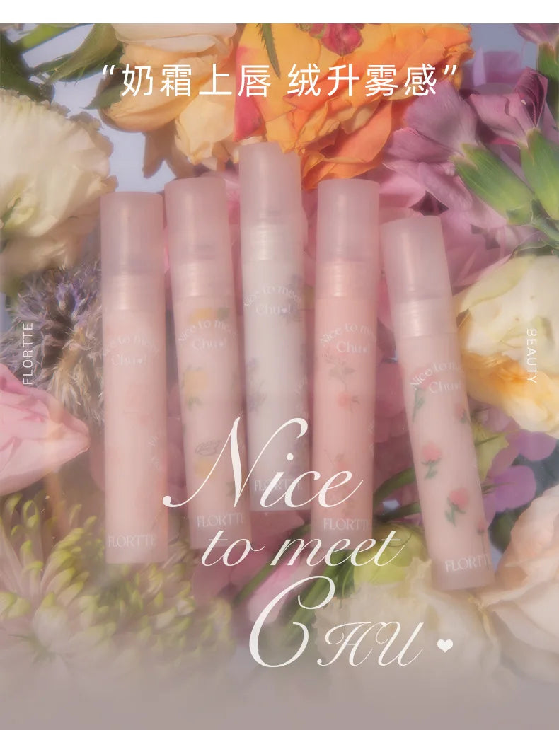 FLORTTE Nice To Meet Chu! Matte Lipstick 2.8g