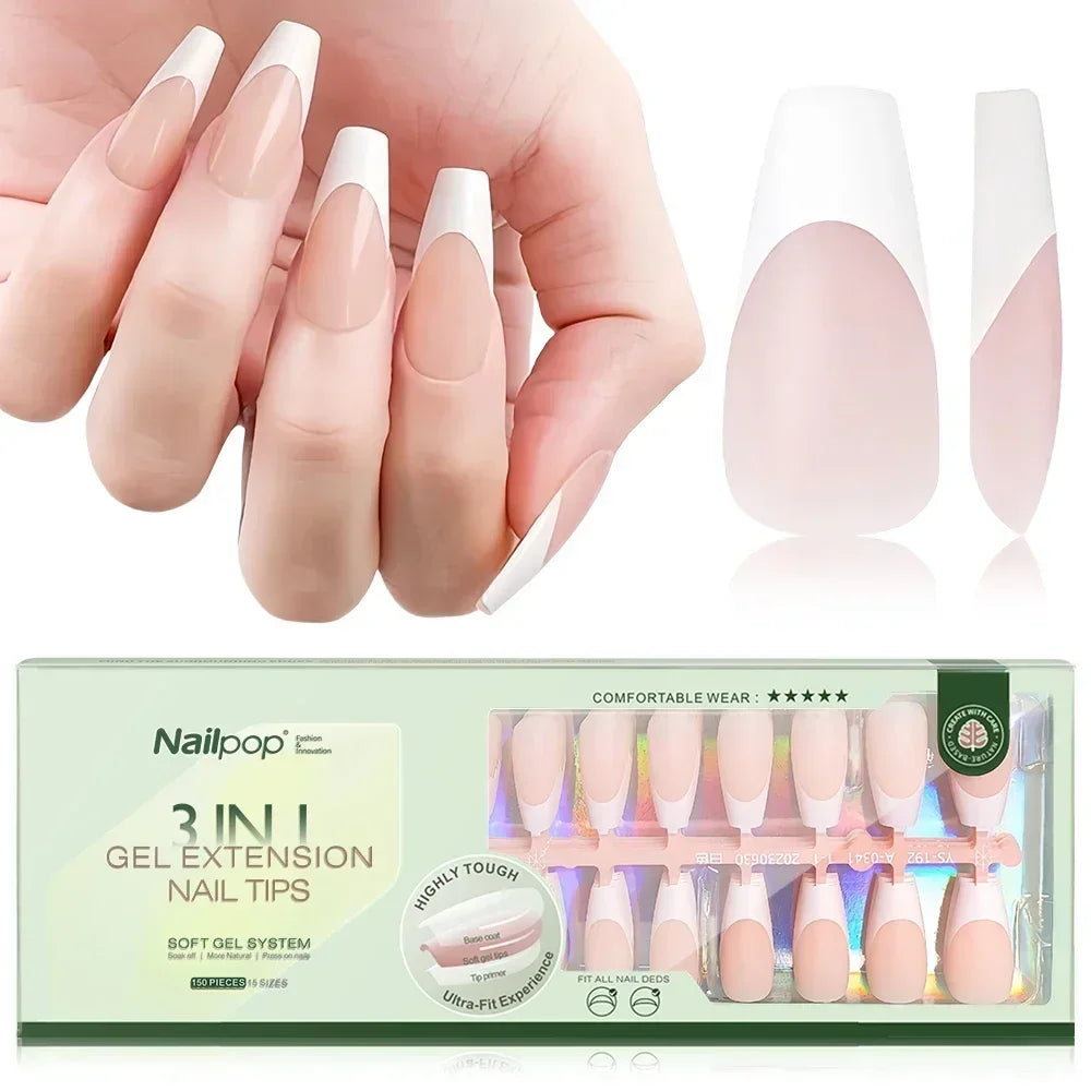 Nailpop 3 in 1 Gel Extension Nail Tips
