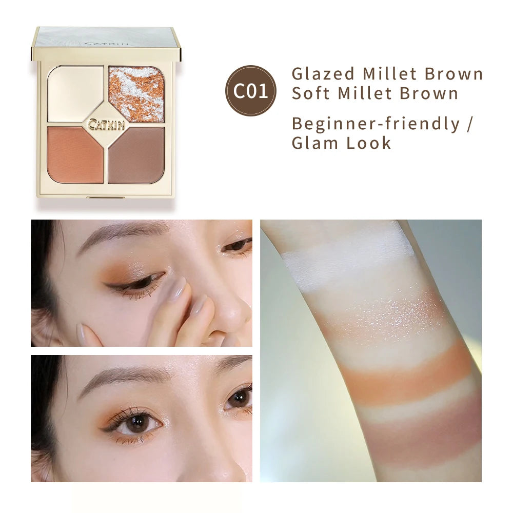 Catkin Glit Quad Eyeshadow Palette