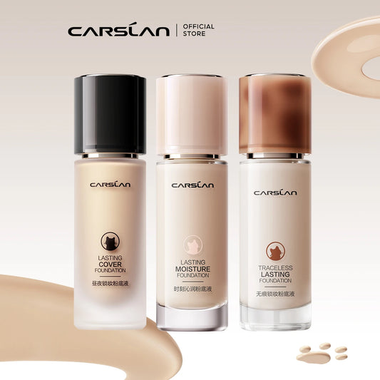 CARSLAN Long-Lasting Liquid Foundation – Full Coverage & Hydrating