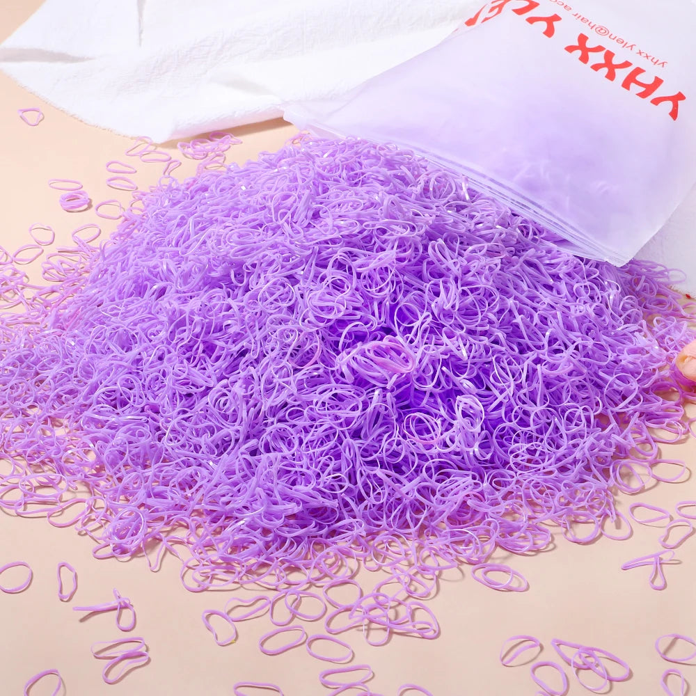 Mini Elastici Colorati per Capelli