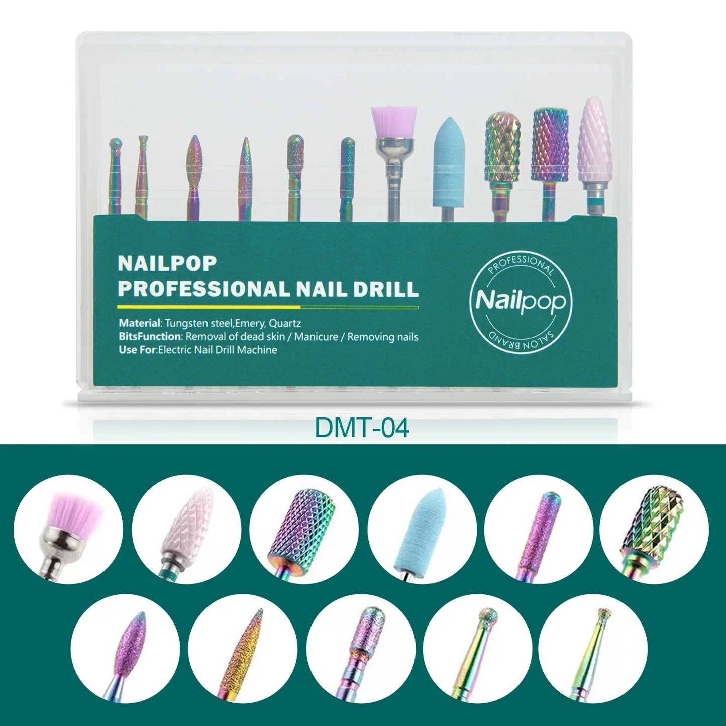 Nailpop Set Punte Fresa