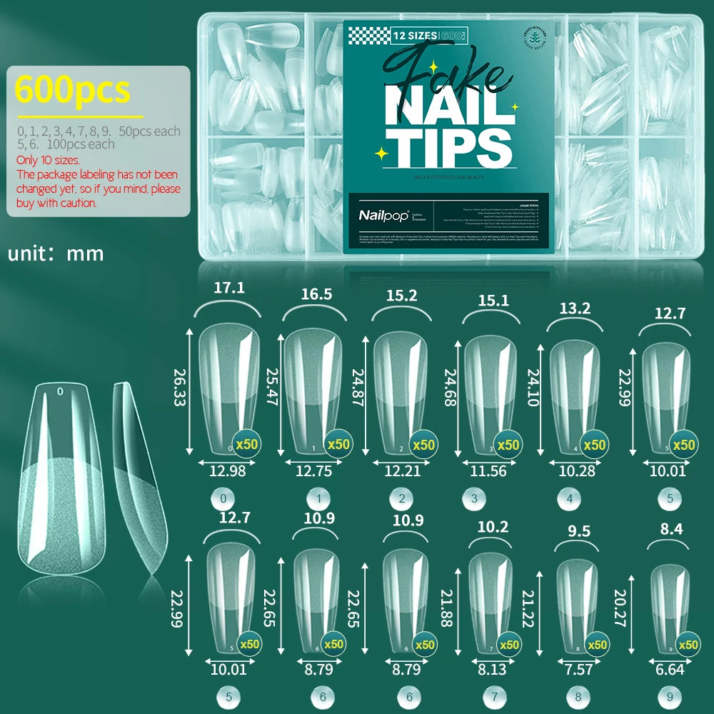 Nailpop Soft Gel X Nail Tips