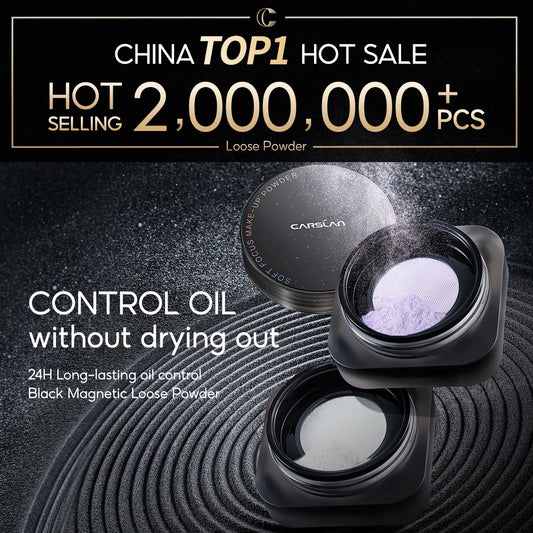 CARSLAN Black Magnetic Loose Powder – Cipria Lunga Tenuta